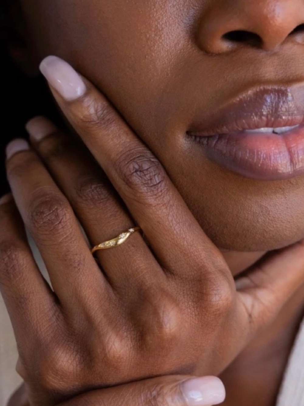 North Star Curve Dome Ring